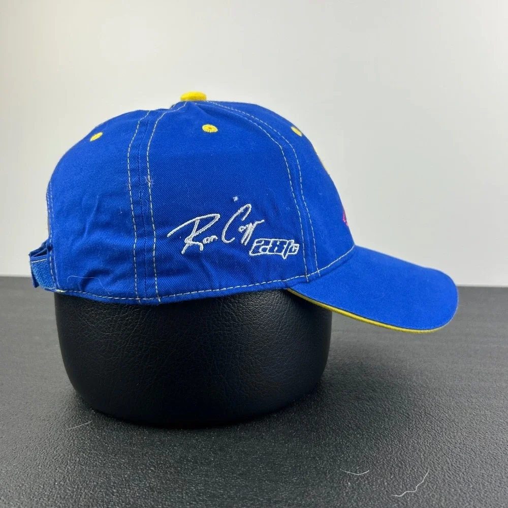 Vintage NAPA Racing Hat Cap Strap Back Adjustable Blue Martin Truex Jr Nascar 56